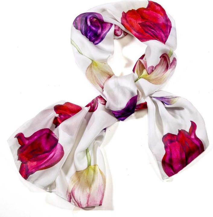 Immagine prodotto Sciarpa in chiffon "Tulipani