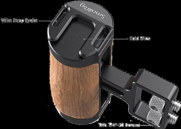 Actual product image SmallRig Wooden Mini Side Handle (1/4Ó-20 Screws) 2913 (Various)