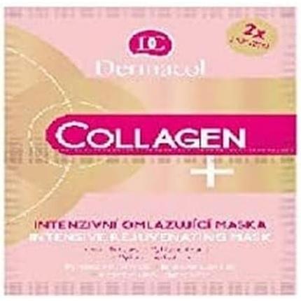 Image du produit Dermacol Masque rajeunissant intensif Collagène Plus (Masque rajeunissant intensif pour le visage) 2 X 8 G