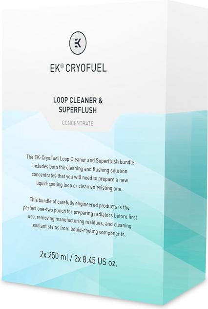 Actual product image EKWB EK Waterblocks EK-CryoFuel Loop Cleaner + Superflush concentrate (250 ml, Concentrate)