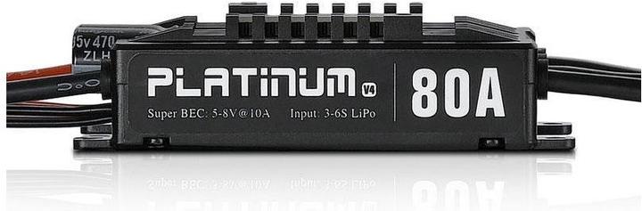 Immagine prodotto Hobbywing Platinum Pro 80A V4 3-6s BEC 7A