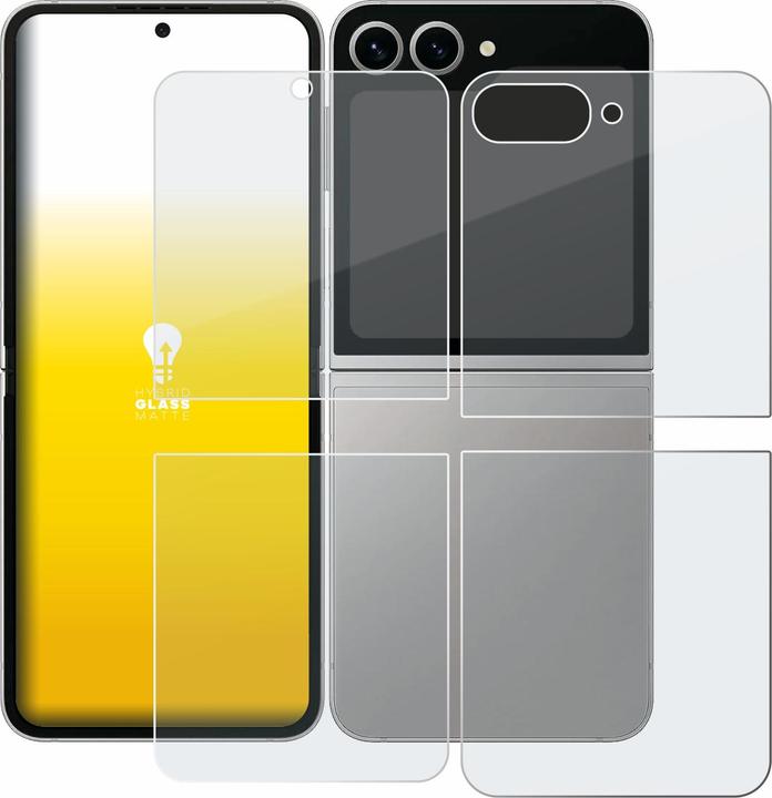 Produktbild upscreen Schutzglas Schutzfolie Glas Folie Displayschutz matt (1 Stück, Samsung Galaxy Z Flip6)