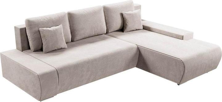 Actual product image Juskys Sofa Iseo right with sleep function (Corner sofa)