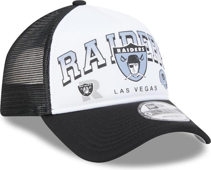 Image du produit New Era A-Frame Mesh Trucker Cap - RETRO Oakland Raiders