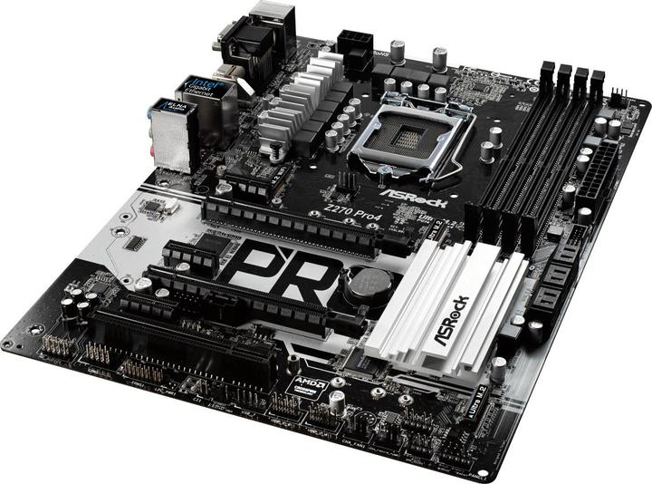 Produktbild AsRock Z270 Pro4 (LGA 1151, Intel Z270, ATX)