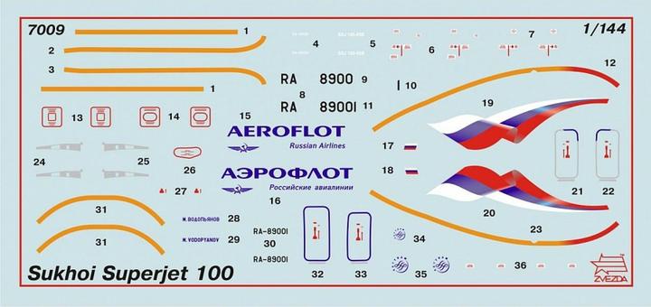 Image du produit Tamiya 1:144 Missile Pas. Sukhoi Superjet 100