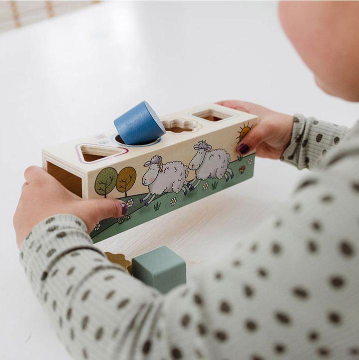 Actual product image Bambolino Toys Mike & Molly wooden mould sorter
