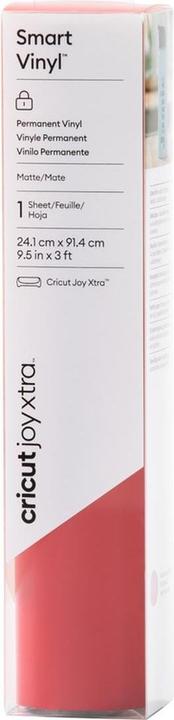 Cricut Vinylfolie Joy Xtra Smart permanent 24,1 x 91,4 cm, rood