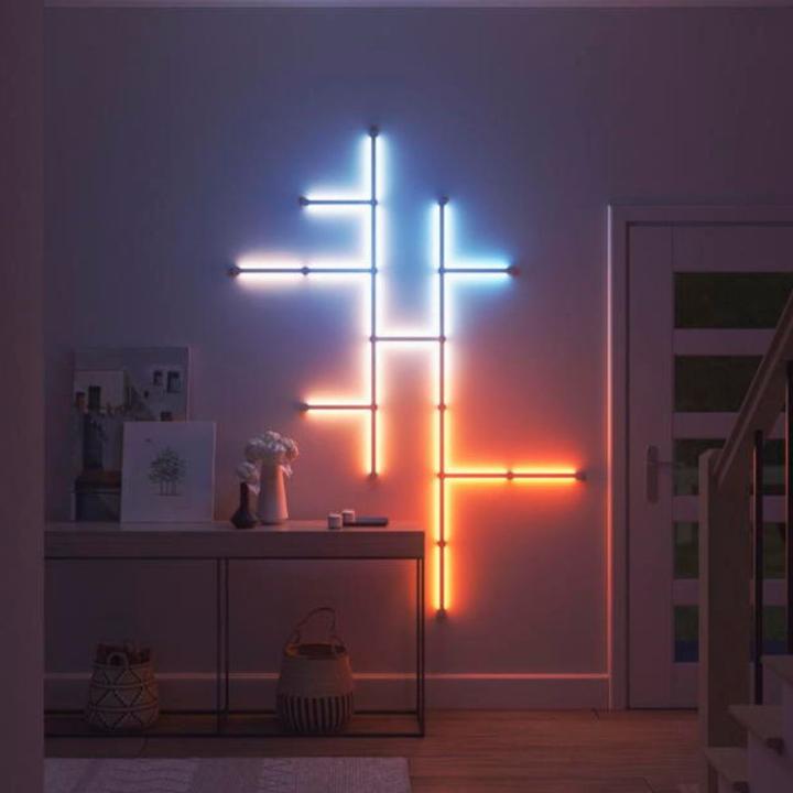 Produktbild Nanoleaf Lines Squared Starter Set (Mehrfarbig, 252 cm, Indoor)
