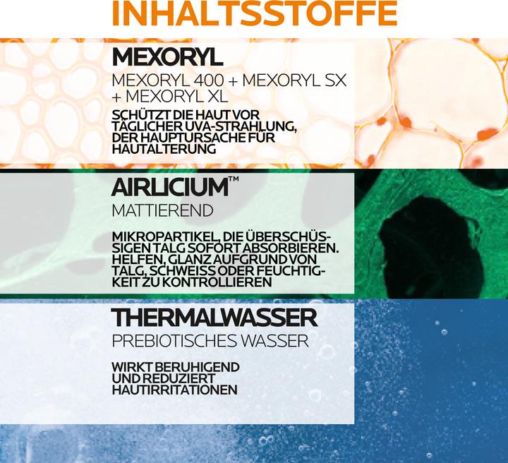 Image du produit La Roche Posay Anthelios UV Mune Oil Control Fluid (Crème solaire visage, SPF 50+, 50 ml, 49 g)