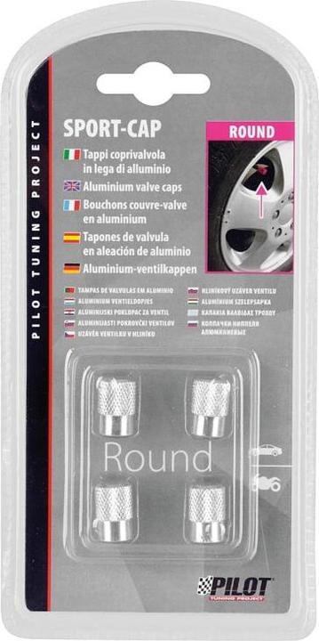 Actual product image Lampa Set of 4 valve caps - aluminium