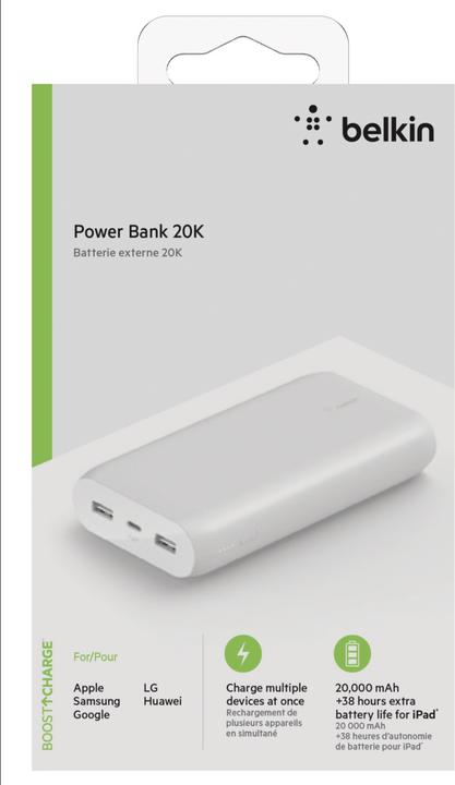 Produktbild Belkin Boost Charge (20000 mAh, 7.50 W, 74 Wh)