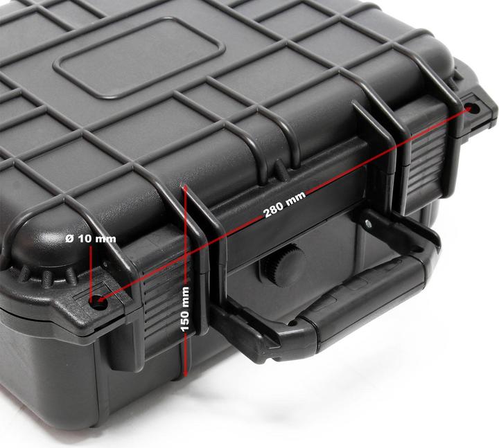 Actual product image Wiltec Protective equipment case Camera Hard Case Box M 35x29.5x15cm