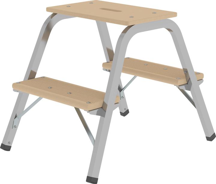 Produktbild Munk Stahl-Holz-Tritt 2x2 Stufen (Gerüst, 62 cm)
