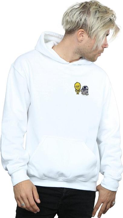 Immagine prodotto Star Wars Resistance Droids Chest Print Felpa con Cappuccio Uomo (3XL)