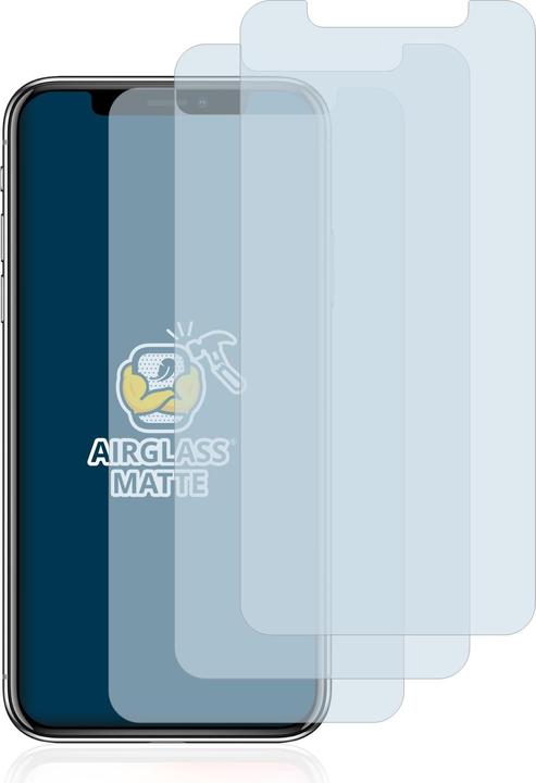 Produktbild BROTECT AirGlass Panzerglasfolie Matt (3 Stück, Apple iPhone X)