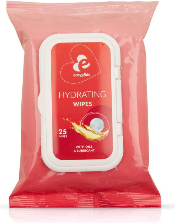 EasyGlide Feuchtigkeitstücher mit Gleitmittel und Ölen (Intimtücher)