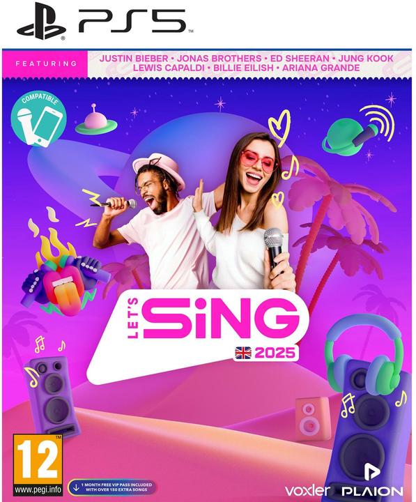 Actual product image Plaion Let's Sing 2025 International Version (PS5, EN)