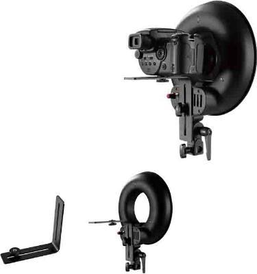 Produktbild Falcon Eyes Bi-Color LED Ringlampe Dimmbar DVR-300DVC auf 230V (Stableuchte)