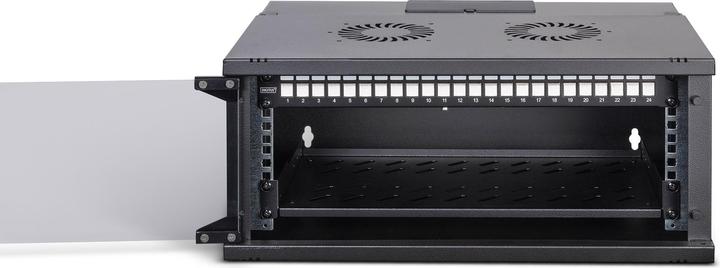 Produktbild Digitus 19" Netzwerk-Set, 4HE Wandgehäuse und Zubehör, sw SOHO PRO Version (19 Zoll Rack)