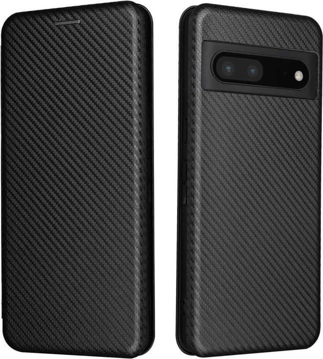 Image du produit Cover-Discount Google Pixel 7 Pro - Etui flip look carbone noir (Google Pixel 7 Pro)