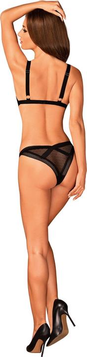 Actual product image Obsessive Estiqua Bra - Black (Single pack, M, L)