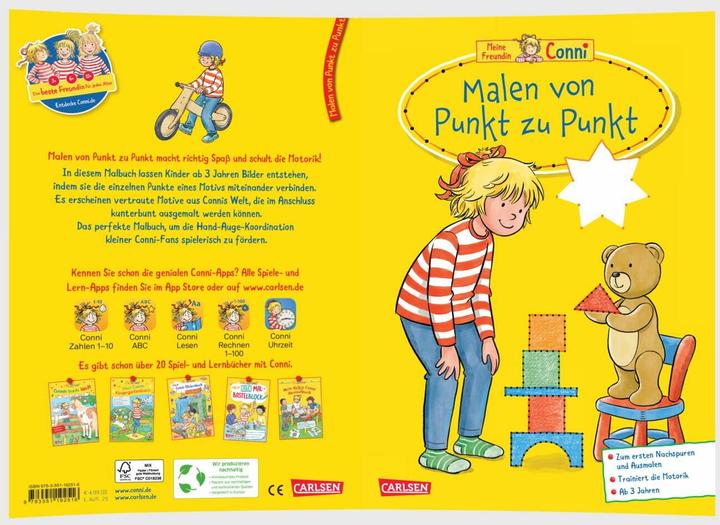 Produktbild Conni Gelbe Reihe (Beschäftigungsbuch): Malen von Punkt zu Punkt