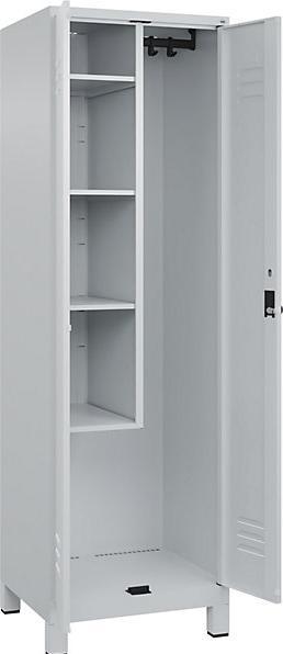 Produktbild C+P CP Putzmittelschrank Classic Plus 080110-00-S10009 lichtgrau 60,0 x 50,0 x 195,0 cm, aufgebaut (60 cm, 195 cm)