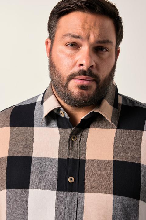 Produktbild Men+ Karo-Flanellhemd, Langarm, Kentkragen, Comfort Fit (XL)