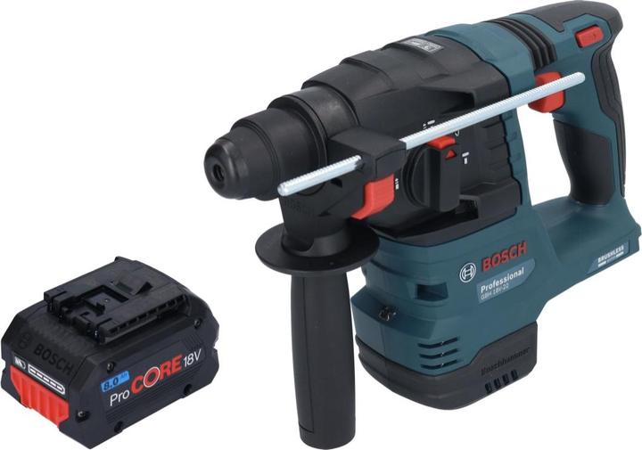 Produktbild Bosch Professional Bosch GBH 18V-22 Professional Akku Bohrhammer 18 V 1,9 J SDS Plus Brushless + 1x ProCORE Akku 8,0 (Akkubetrieb)