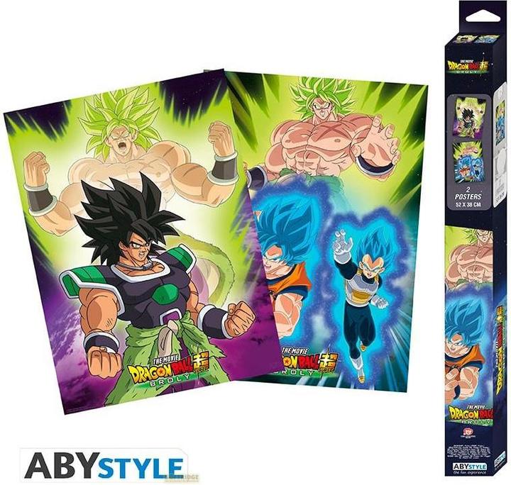 Produktbild ABYstyle DRAGON BALL BROLY - Set 2 Chibi Posters - Broly 52x38 x4