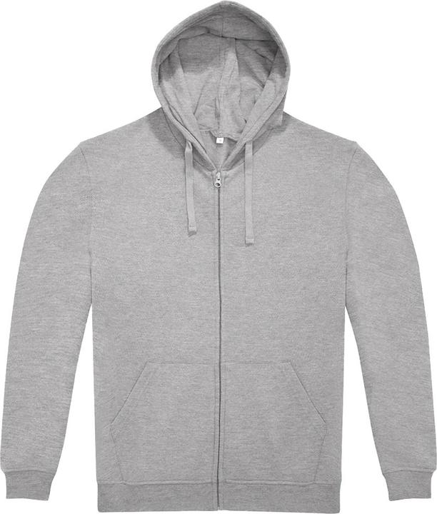 B&C ID.224 Hoodie mit durchgehendem Reissverschluss