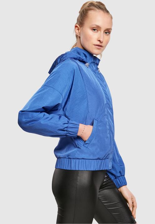 Actual product image Urban Classics Ladies Oversized Shiny Crinkle Nylon Jacket (XS)
