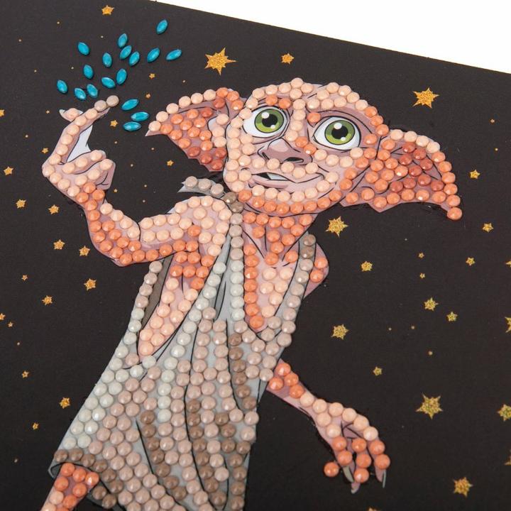 Actual product image Craft Buddy Dobby the house elf, 18x18cm Crystal Art Card