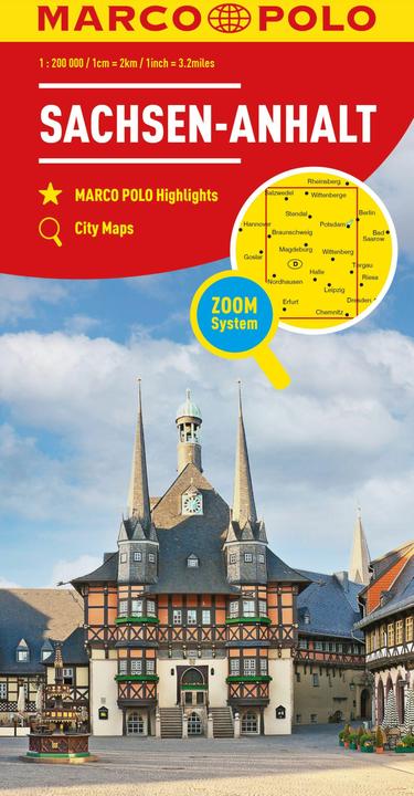 Produktbild Regionalkarte Deutschland 08 Sachsen-Anhalt 1:200.000