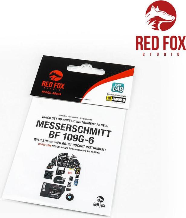 Produktbild 1/48 Messerschmitt Bf 109G-6 with WFR.GR.21 Rocket Panel (for Tamiya kit)