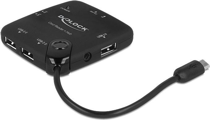 Actual product image Delock USB type A, Micro USB type B, SD / SDHC / Micro SD / M2 / MS, FAT32 (Micro USB)