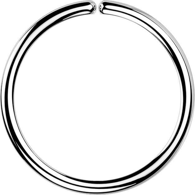 Star Piercing Micro Piercing Ring silber (Chirurgenstahl 316L, ohne Messing)