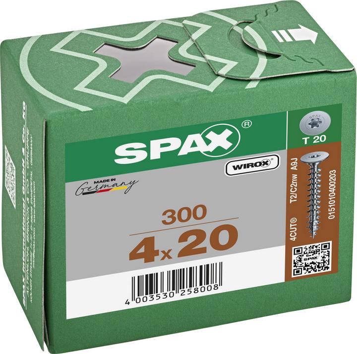 Image du produit Spax Vis pour dos d'armoire (300 Vis par pièce)