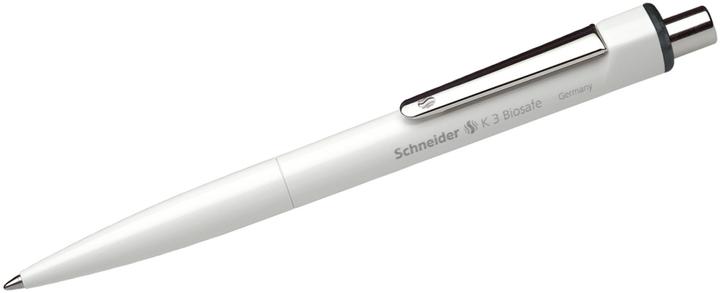 Produktbild Schneider Kugelschreiber K3 Biosafe (Weiss/Schwarz, 1 x)