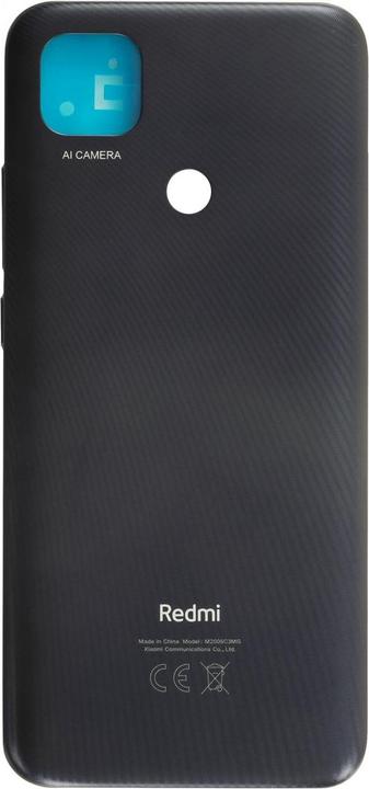 Actual product image Xiaomi Redmi 9C Battery Cover Midnight Grey