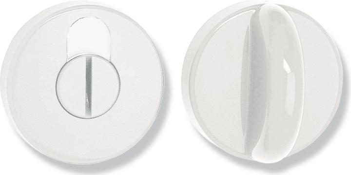Hewi WC rosette flat ø 55 x 10.5 mm incl. threaded screws Polyamide pure white (Door set)