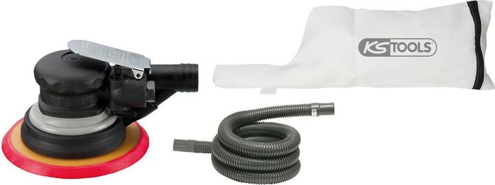 Actual product image KS Tools Pneumatic eccentric sander with dust extraction, 240 W, air consumption 225 l/min