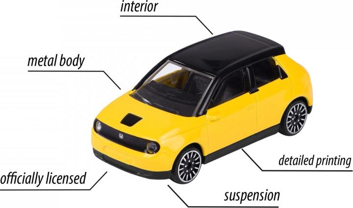 Produktbild Majorette Street Cars Honda E, yellow