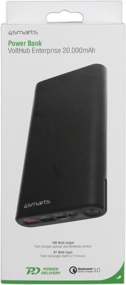 Immagine prodotto 4smarts VoltHub Enterprise (20000 mAh, 100 W, 74 Wh)