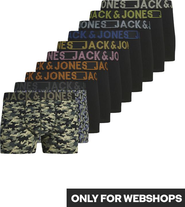 Jack & Jones Boxershort Casual Stretch JACDANNY TRUNKS 10 PACK (S, 10er Pack)