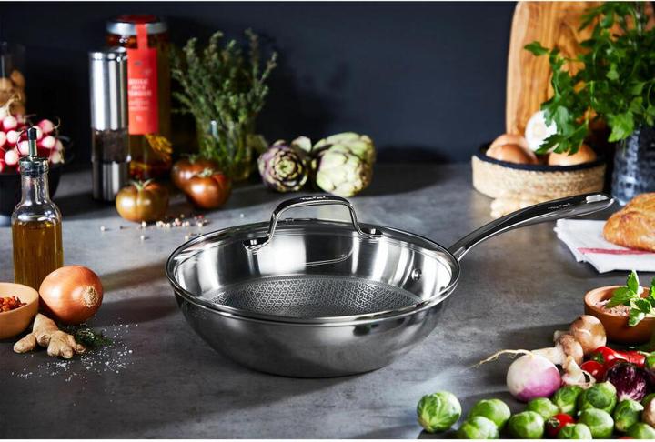 Produktbild Tefal Bratpfanne Eternal Mesh (24 cm, Bratpfanne, Edelstahl)