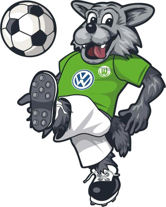 Actual product image VfL Wolfsburg Wölfi (90 x 112 cm)
