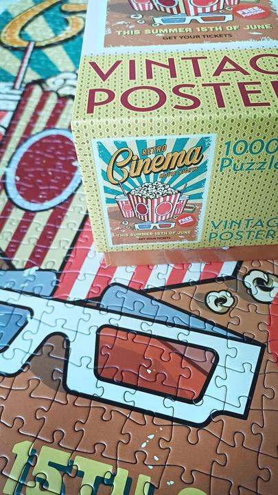 Produktbild Tactic Puzzle 1000 Vintage: Retro-Kino (1000 Teile)