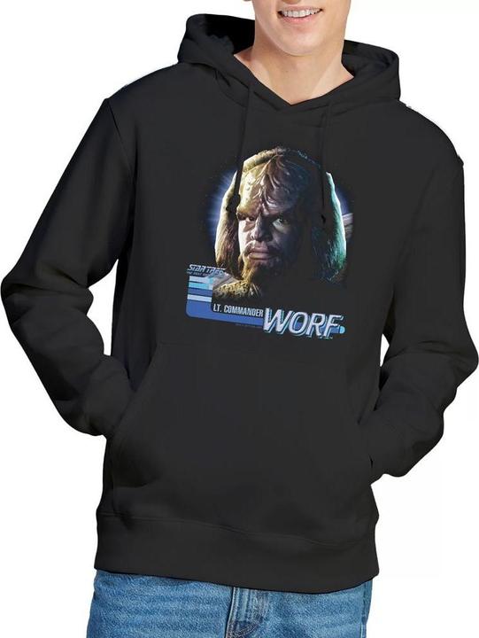 Immagine prodotto The Next Generation Felpa con Cappuccio Worf Uomo (L)